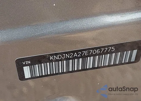 2014 Kia Soul z USA, uszkodzony, nr VIN KNDJN2A27E7067775